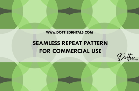 Download Green Retro Flower Repeat Pattern PNG - Pattern Collection