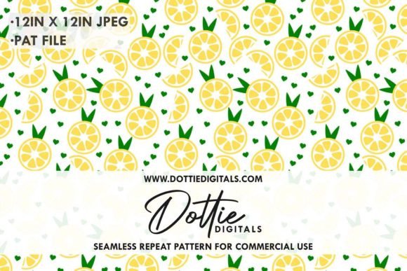 Download Lovely Lemons Repeat Pattern - Pattern Collection