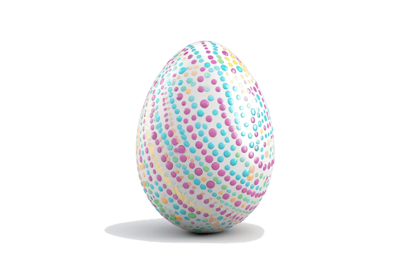 Download Pastel Dots Easter Egg - Easter Collection