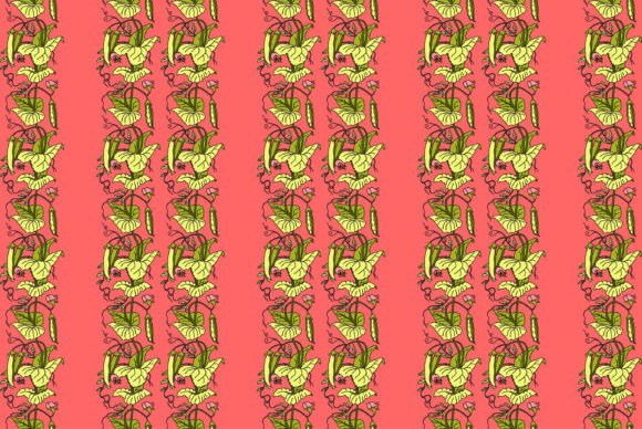 Download Botanical Seamless Pattern Green Peas - Pattern Collection