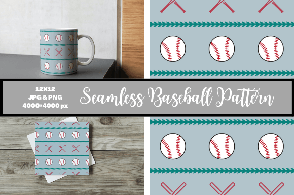 Download Seamless Baseball Pattern - Pattern Collection