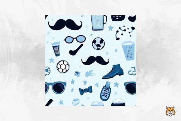 Download Father's Day Seamless Pattern - Pattern Collection