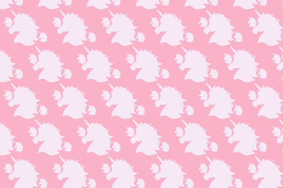 Download Simple Pattern with Unicorn Silhouette - Pattern Collection