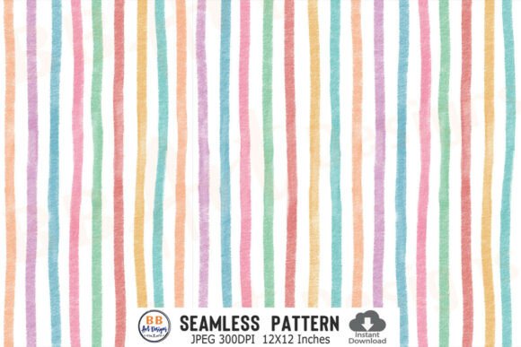 Download Hand Drawn Pastel Crayon Stripes Pattern - Pattern Collection