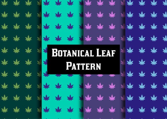 Download Simple Botanical Leaf Pattern - Pattern Collection