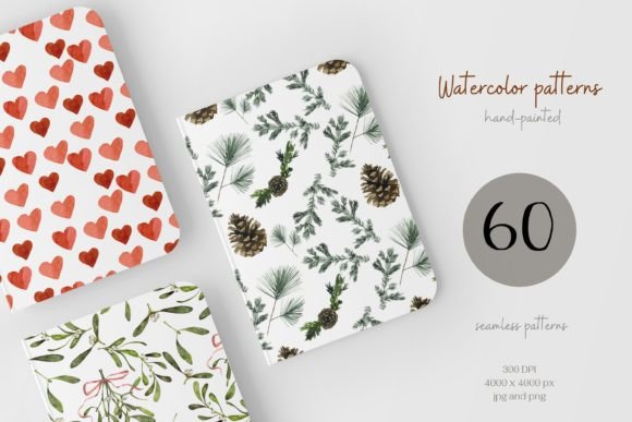 Download Watercolor Patterns Bundle - Pattern Collection