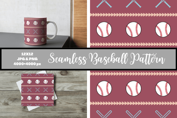 Download Seamless Baseball Pattern - Pattern Collection