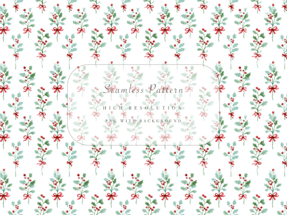 Download Holly Berry Seamless Pattern - Pattern Collection