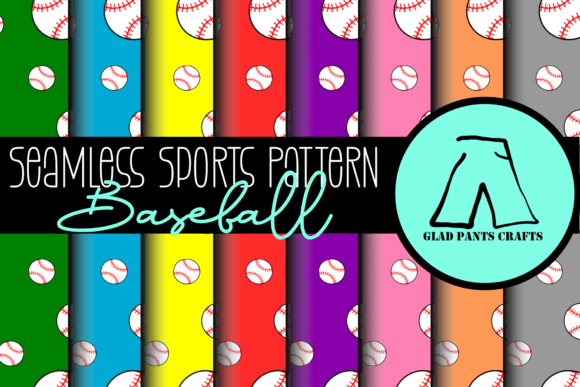 Download Seamless Sports Pattern: Baseball - Pattern Collection