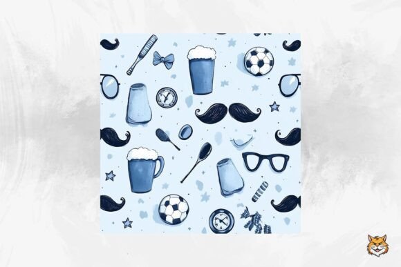 Download Father's Day Seamless Pattern - Pattern Collection