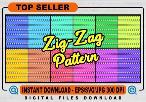 Download ZIGZAG Multicolor Pattern Seamless Tile - Pattern Collection