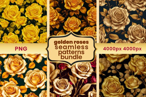 Download Seamless Roses Pattern Design Bundle - Pattern Collection