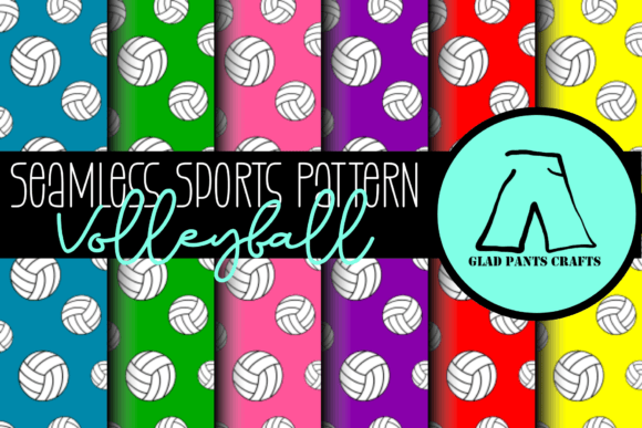 Download Seamless Sports Pattern: Volleyball - Pattern Collection