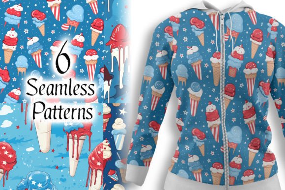 Download Patriotic Sublimation Repeating Pattern - Pattern Collection