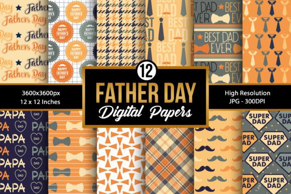 Download Father's Day Seamless Pattern Background - Pattern Collection