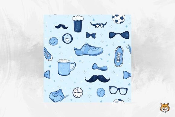 Download Father's Day Seamless Pattern - Pattern Collection