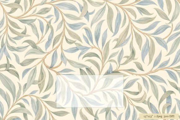 Download William Morris Willow Leaf Pattern - Pattern Collection
