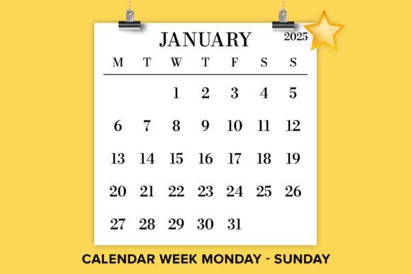 Download 2025 Square 12x12 Inch Mon-Sun Calendar - 12x12 inch Collection