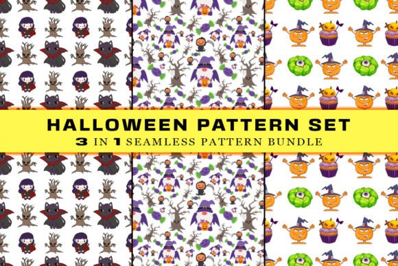 Download Happy Halloween Seamless Pattern - Pattern Collection