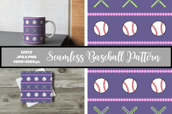 Download Seamless Baseball Pattern - Pattern Collection
