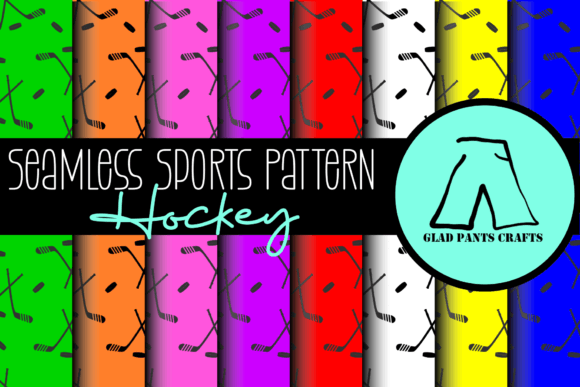 Download Seamless Sports Pattern: Hockey - Pattern Collection