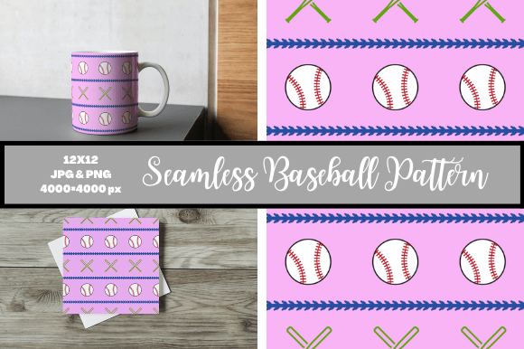 Download Seamless Baseball Pattern - Pattern Collection
