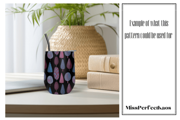 Download Abstract Trees - Repeating Pattern - Pattern Collection