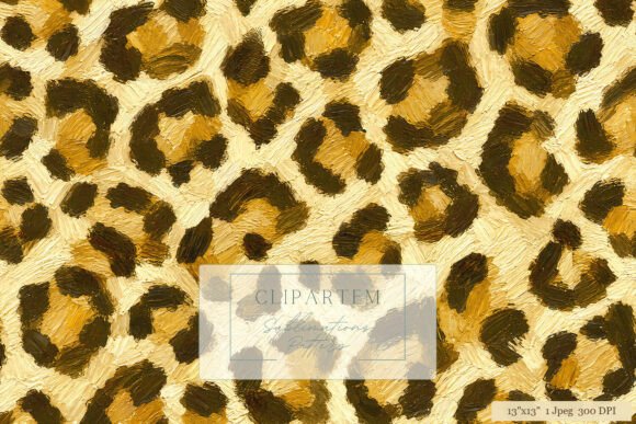 Download Leopard Print Oil Paint Pattern - Pattern Collection