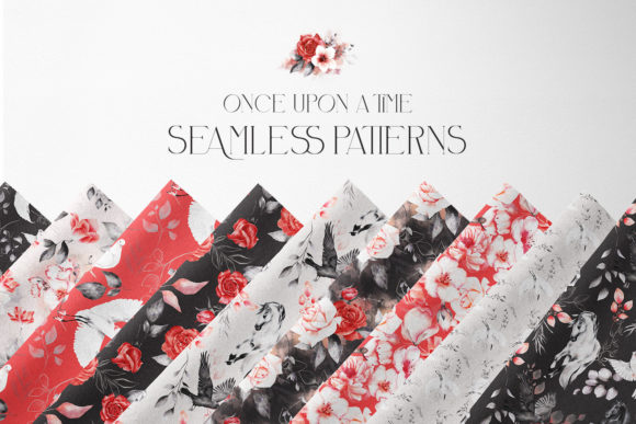 Download Whimsical Floral Seamless Patterns PNG - Pattern Collection