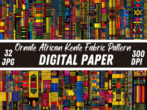 Download Ornate African Kente Fabric Pattern - Pattern Collection