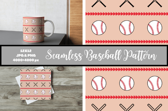 Download Seamless Baseball Pattern - Pattern Collection