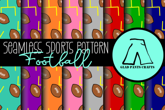 Download Seamless Sports Pattern: Football - Pattern Collection