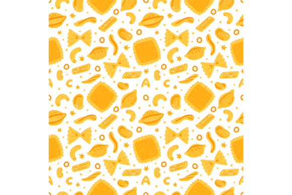 Download Seamless Italian Pasta Pattern. Traditio - Pattern Collection