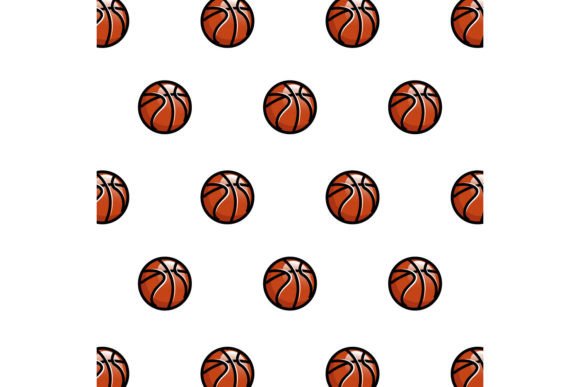 Download Basketball Sport Pattern Art Design Vect - Pattern Collection