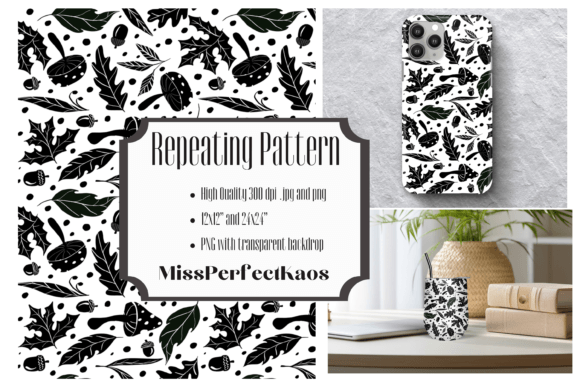 Download Mushrooms - Repeating Pattern - Pattern Collection