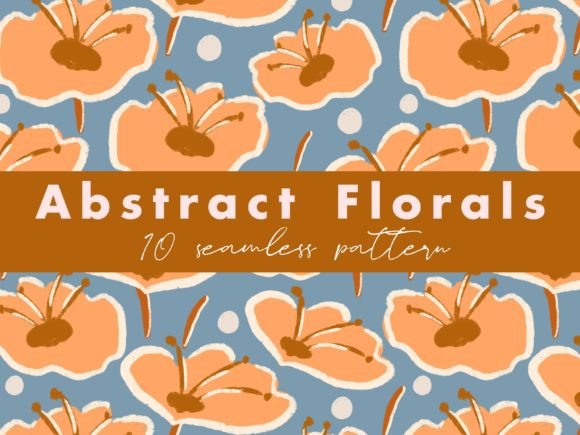 Download Abstract Floral Seamless Pattern Repeats - Pattern Collection