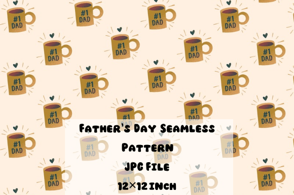 Download Father's Day Seamless Pattern - Pattern Collection
