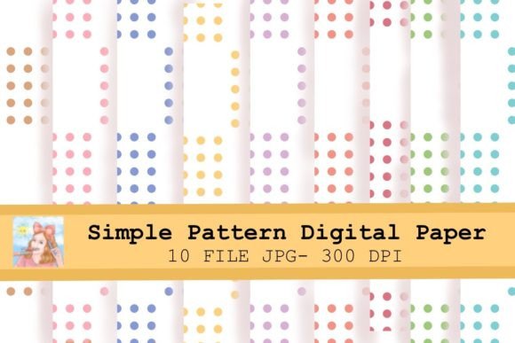 Download Seamless Simple Pattern Digital Paper - Pattern Collection