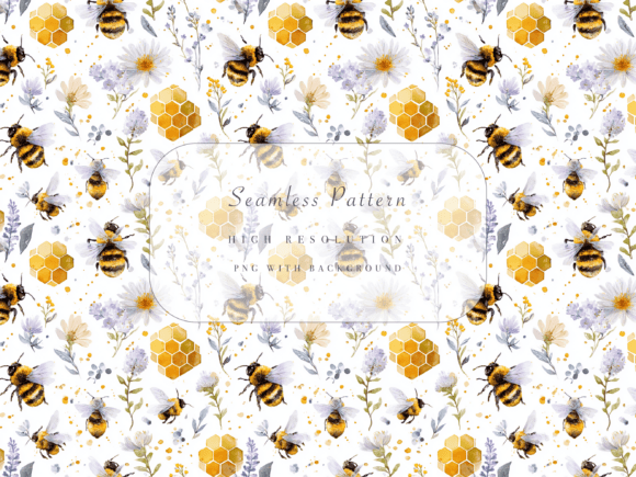 Download Bee Seamless Pattern - Pattern Collection