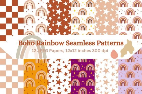 Download Boho Bliss: Rainbow Pattern - Pattern Collection