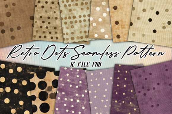 Download Retro Dots Seamless Pattern Background - Pattern Collection