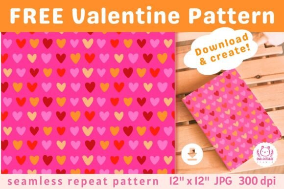 Download FREE Pink Valentine Seamless Pattern - Pattern Collection