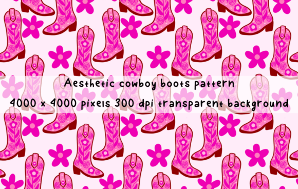 Download Stylish Cowboy Boots Repeat Pattern - Pattern Collection