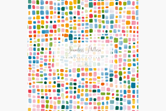 Download Colorful Mosaic Seamless Pattern PNG for Kids Crafts - Pattern Collection