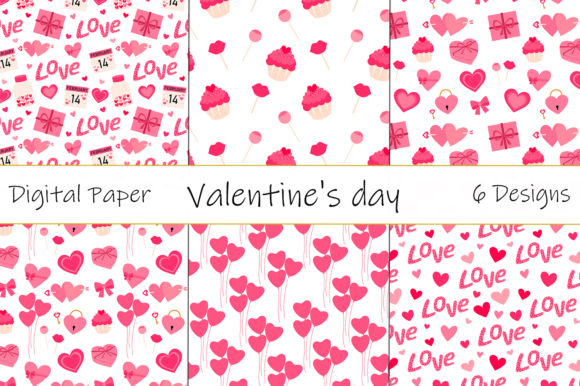 Download Seamless Pattern Valentine's Day Hearts - Pattern Collection