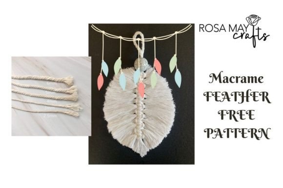 Download Macrame Feather Free Pattern - Pattern Collection