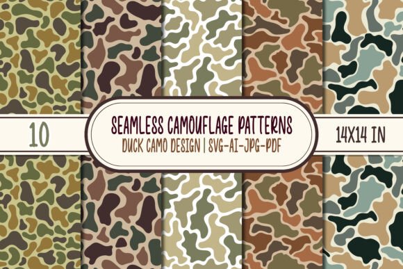 Download Duck Camo Seamless Patterns Digital Pape - Pattern Collection