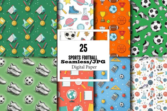 Download Sports Football Pattern - Pattern Collection