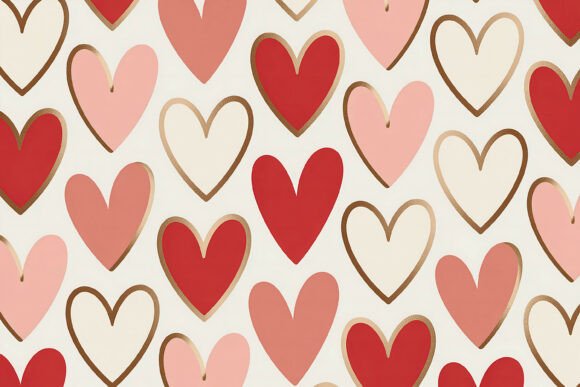 Download Valentine Hearts Pattern Design - Pattern Collection
