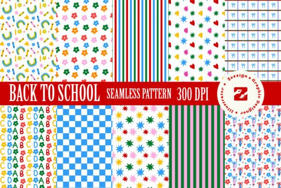 Download Back to School Pattern Set - Pattern Collection